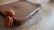 Gâteau au chocolat, nappage nutella