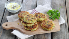 Galettes au quinoa et courgettes
