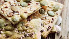 Knækbrød ou crackers danois aux graines