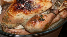 Dinde à La vache qui rit persillée