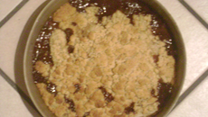 Crumble poire-banane-chocolat