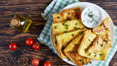 Msemen farci au poulet