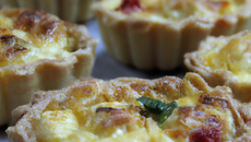 Mini quiche maraîchère