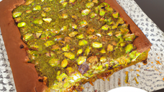 Cake pistache-griottes facile