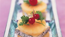 Sandwich de Valençay aux pommes de St Martin d'Auxigny