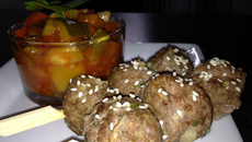 Boulettes de bœuf fourrées