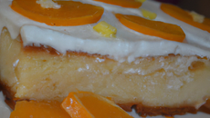 Gâteau à l'orange et à la crème