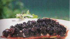 Tarte aux mûres et à la gelée de groseille 