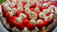 Tarte aux fraises et chantilly au mascarpone