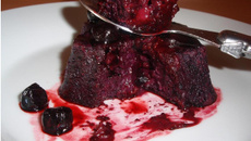 Fondant aux myrtilles