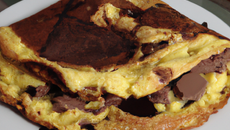 Omelette au chocolat
