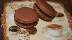 Macarons au chocolat