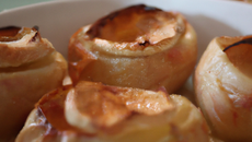 Pommes au four à la crème de marrons