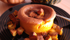 Soufflé au potimarron et à la châtaigne