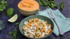 Ceviche de daurade au melon