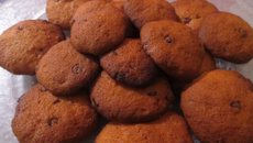 Cookies a la banane et pépites de chocolat