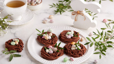 Gâteau Nid de Pâques au chocolat