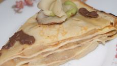 Mille feuilles à la compote