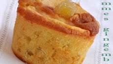 Moelleux à la pulpe de pommes et au gingembre confit