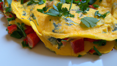 Omelette printanière