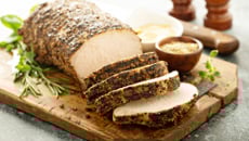 Filet mignon de porc en croûte de zaatar