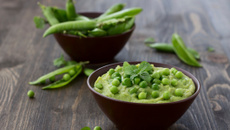 Purée pommes de terre et petits pois