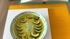 Soupe à la courgette et au kiri