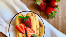 Tiramisu crémeux aux fraises