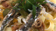 Tagliatelles aux sardines