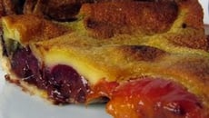 La tarte abricot-cerise au chocolat