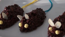 Souris en chocolat