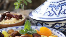 Magret de canard et sa tajine aux légumes et fruits secs