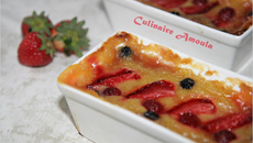 Gratin de fruits rouges au Lemon curd