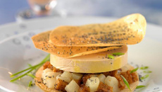 Mille Feuille de Foie Gras aux Poires