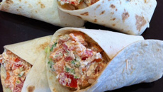 Wrap au tartare de truites fumées