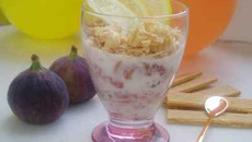 Verrine aux figues et citron