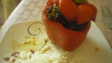 Poivrons farcis savoureux