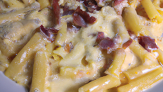 Pâtes à la carbonara économiques