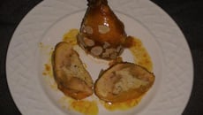 Cuisse de poulet au miel et aux amandes