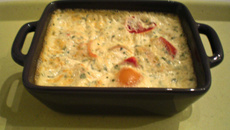 Crème brûlée tomates et surimi