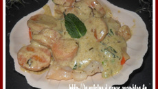 Coquille de noix de saint jacques et carottes cumin