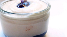 Crème de Tiramisu au Smoothie Cassis