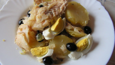 Morue aux pommes de terre