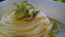 Tonnarelli aux courgettes