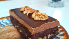 Gateau au chocolat et aux noisettes