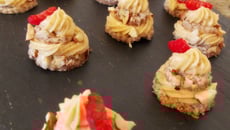 Mignardises praliné framboise