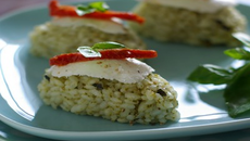 Sushis pesto tomates séchées, olives & mozarella