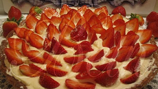 Tarte aux fraises et mascarpone