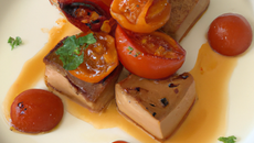 Le foie d'oie à la tomate