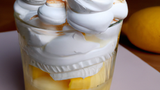 Verrine coco citron meringué